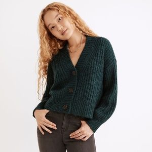 Madewell Waller Crop Cardigan Sweater NC703